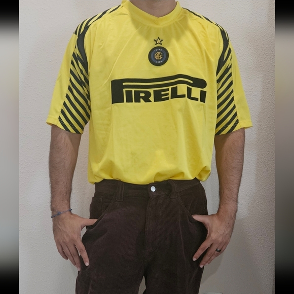 Other - Vintage Yellow Inter Milan Soccer Men's Jersey